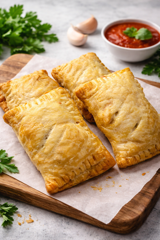 4 chicken tikka pasties